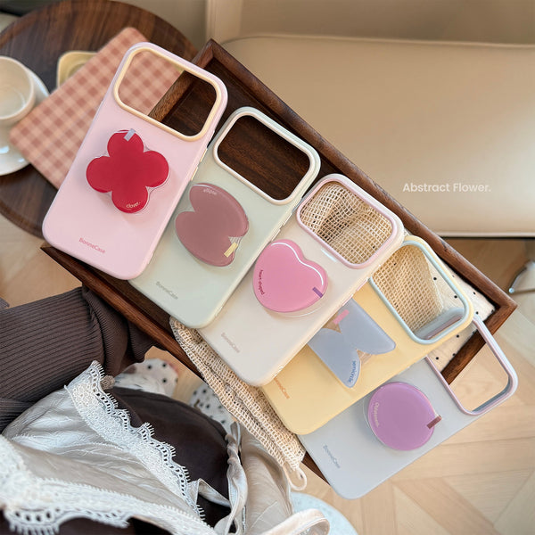 ins Colorful irregular geometric stand for Apple17pro Phone case iphone16Soft texture13Applicable15
