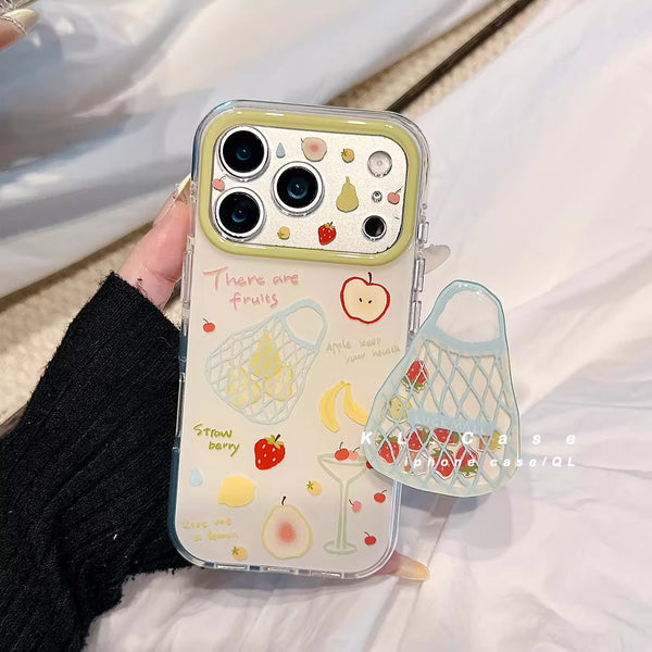 Springtime fresh fruit suitable for apples17PROMAX Phone case iPhone16Niche14Double Layer13Hard Shell