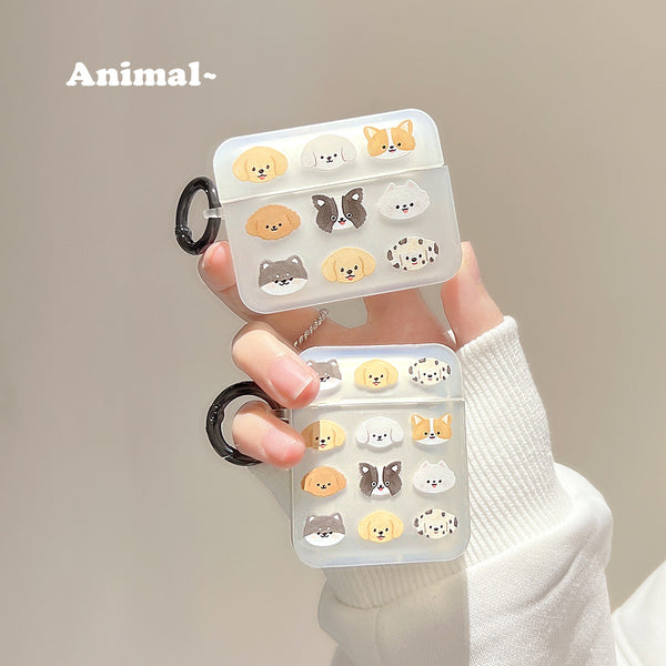 Original design for dogs compatible with Apple devices AirpodsPro Protective Sleeve airpods Bluetooth earphone cover3Silicone substitute pro2