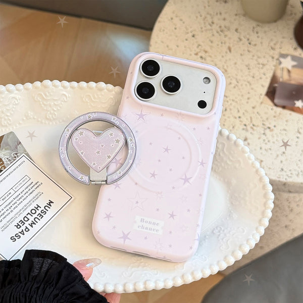Purple Star is suitable for Apple devices17Phone case iphone17promax Magnetic Bracket16Soft film14Sense of Atmosphere