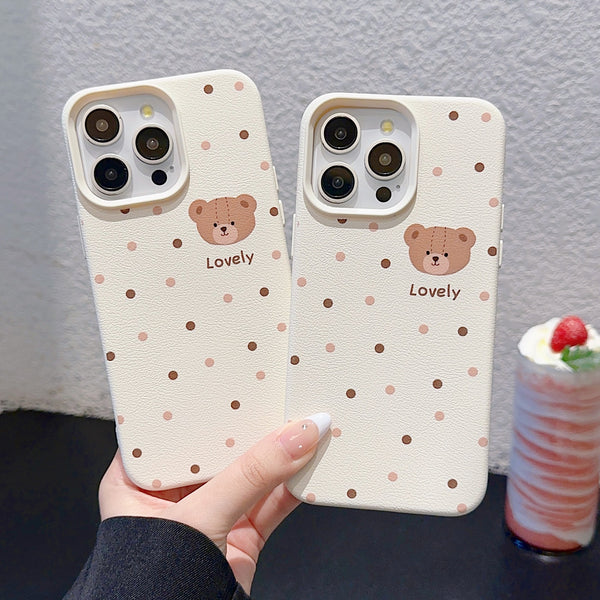 Cartoon dog with fur texture and tilted head is suitable for Apple devices16promax Phone case iPhone17All Inclusive14/13/12