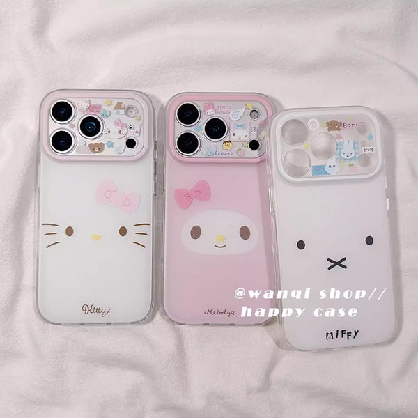 Cute Cartoon kt Suitable for Apple phone cases iphone17promax Advanced Sense1314Fine Hole imd16Pro